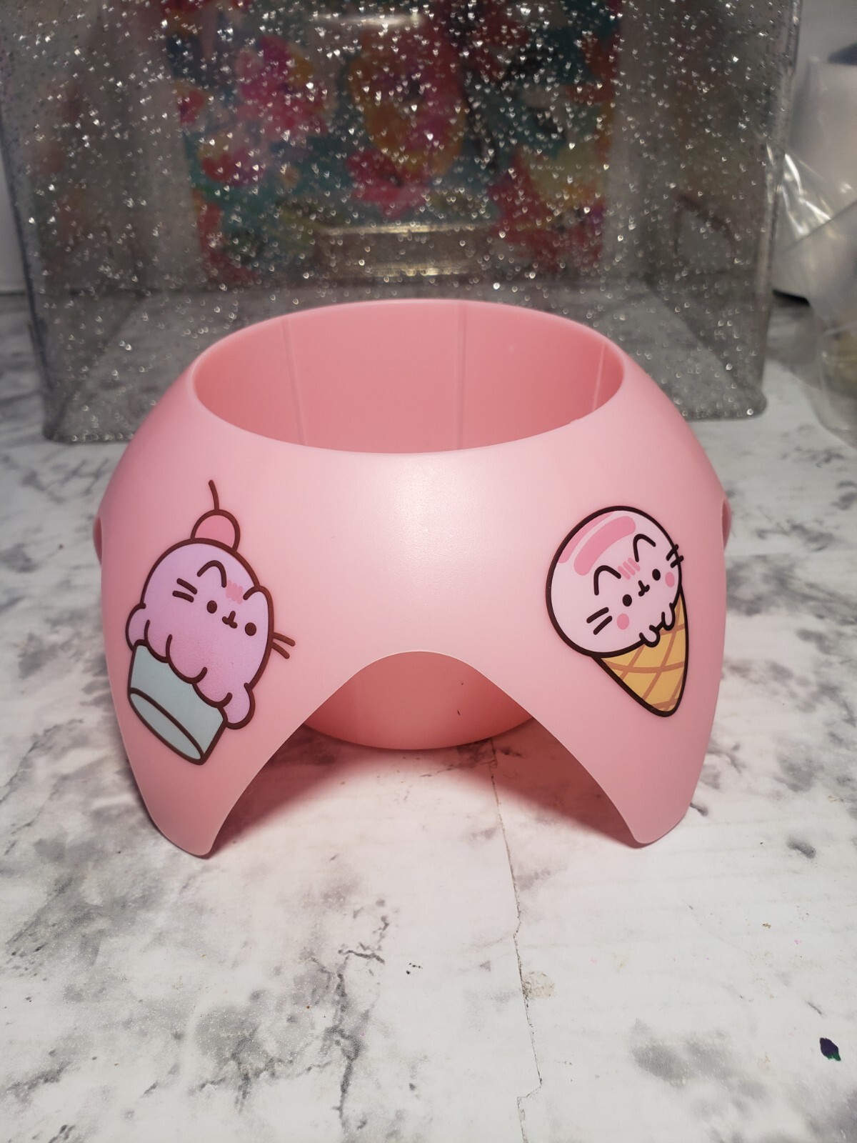 Pusheen Sand Coaster NEW Subscription Box Summer 2023 Pink Ice Cream Beach-image