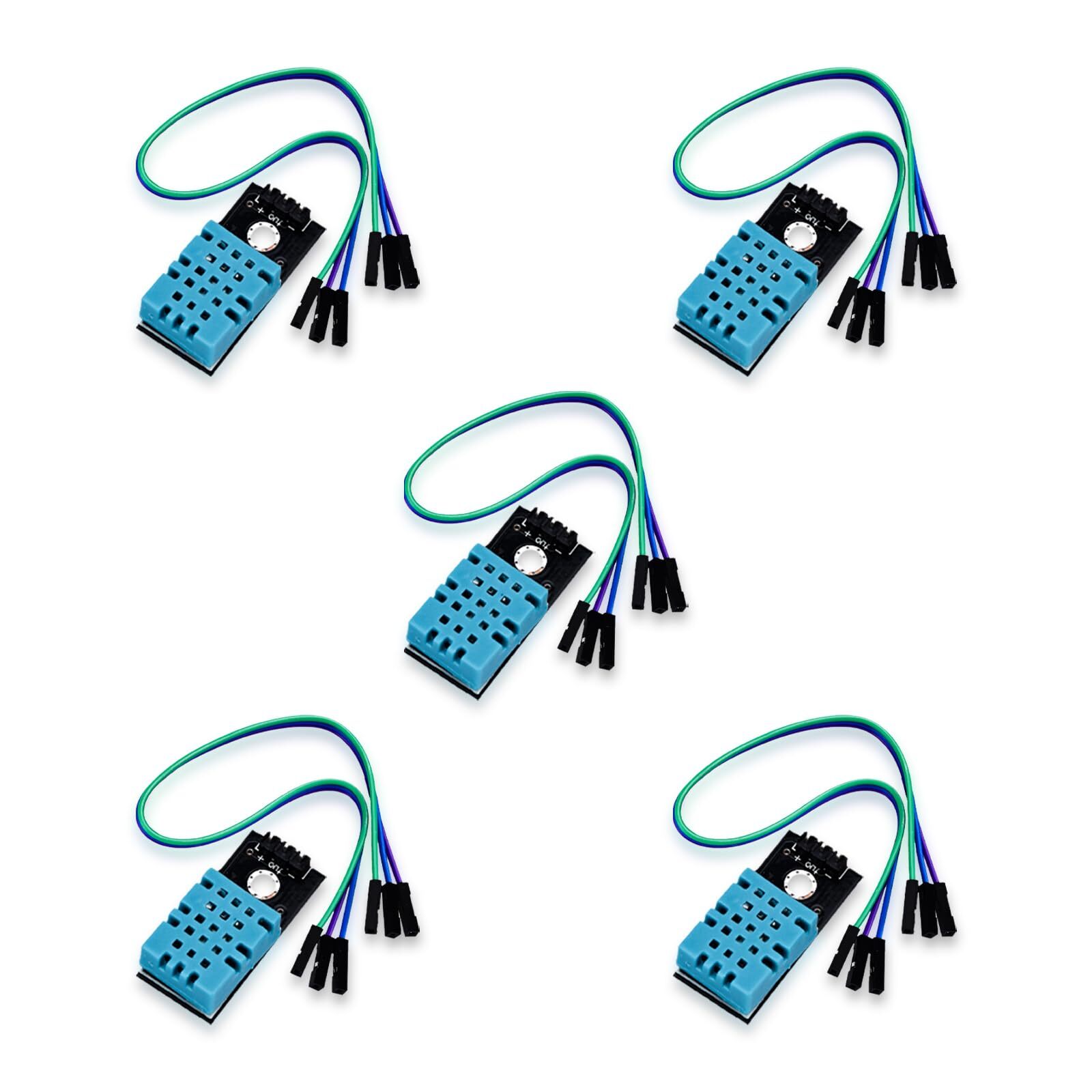 5 Pcs DHT11 Temperature Humidity Sensor Module for Arduino R