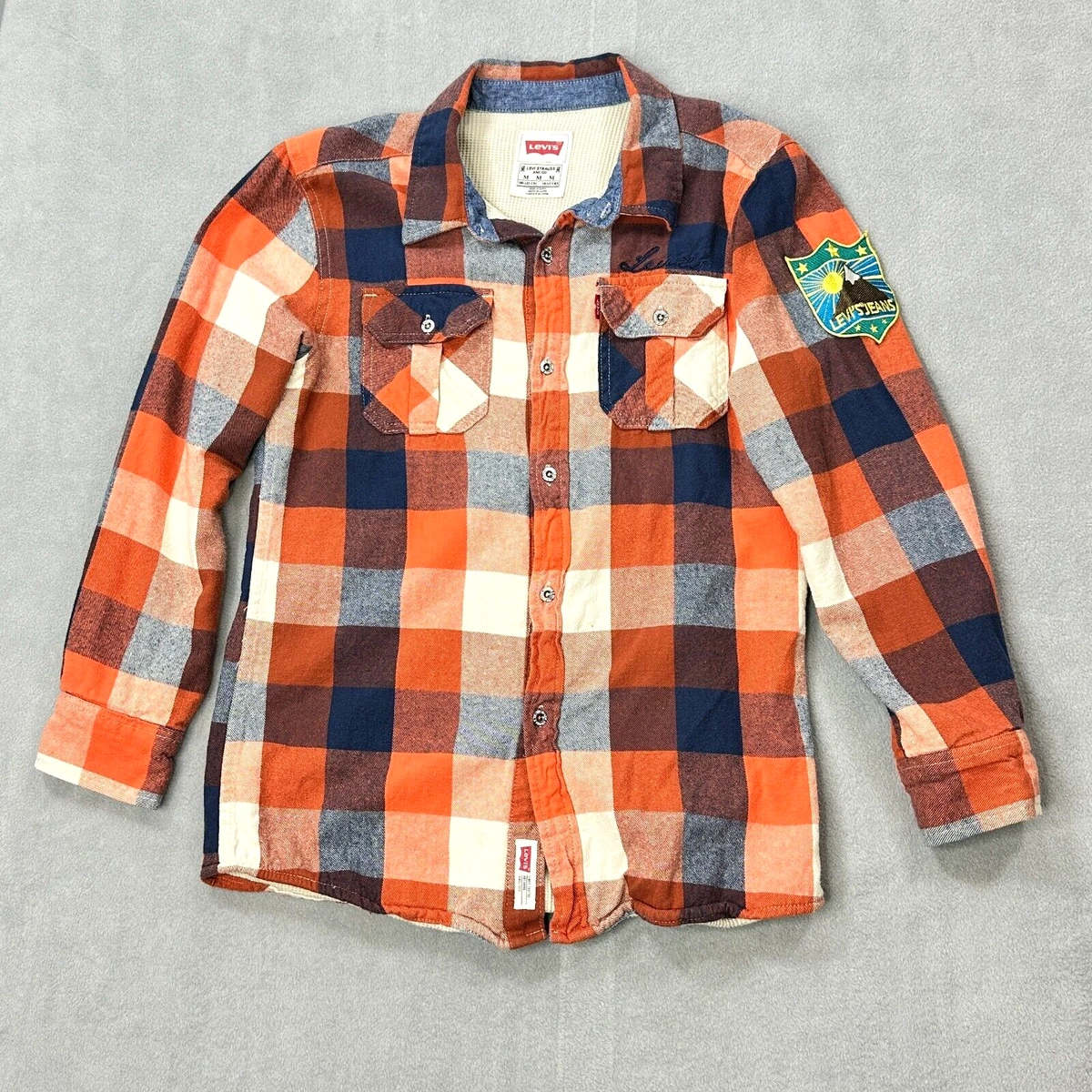 Levis red top check shirt