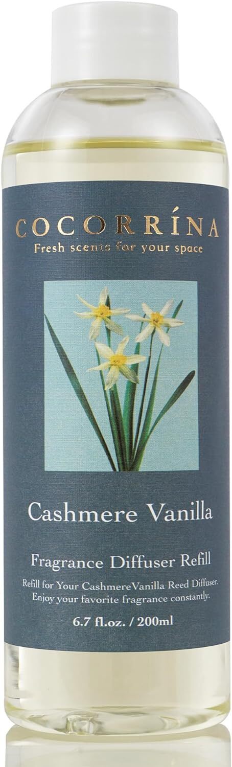 COCORRÍNA Reed Diffuser Refill - 6.7 Fl Oz (Pack of 1), Cashmere Vanilla-image