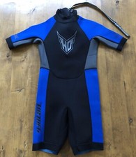 HO Sports Aqua Seal Wet Suit Junior Child Sz 8 - 10 yrs Shorty Suit Short Sleeve
