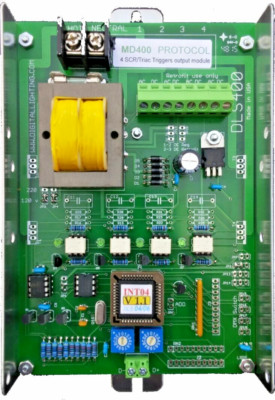 MD400-DMX Upgrade, retrofit old dimmers to become DMX512 controlled Made in USA