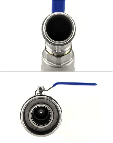 Reliable Stainless Steel Barrel Faucet with 1-1/4 Inch Outlet - No Leak Design - Picture 7 of 9