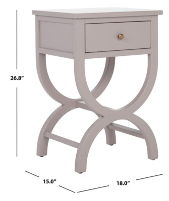 Safavieh MAXINE ACC TABLE W STORAGE DRW, Reduced Price 2172727776 AMH6608C