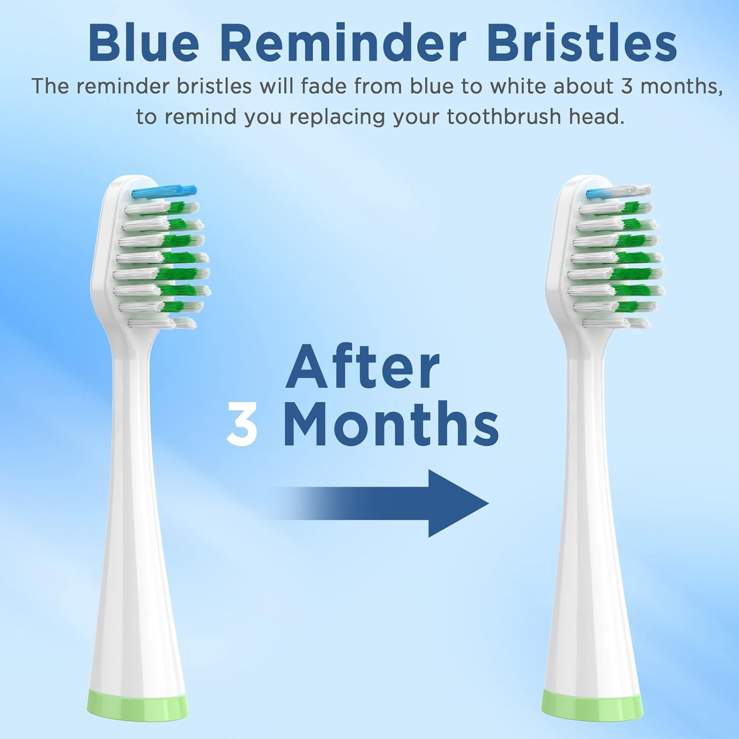 Replacement Brush Heads for Smile Bright Platinum Sonic Elec