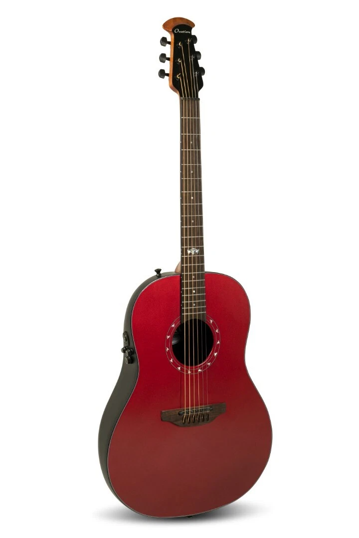 Ovation Guitar Red for sale | eBay
