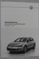 VW Golf, GTI, GTD & Golf R Bedienungsanleitung "Nov. 2022" Betriebsanleitung