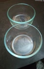 Pyrex 7200A 2 Cups 470 ml Clear Glass Storage Bowl Container No Lid Lot of 2