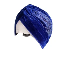 Turban 2 Hat Winter Warm Head Wrap Chemo Hair Loss Cap Women Velvet Hijab Scarf