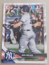 2018 JOSH BREAUX 1st BOWMAN DRAFT PROSPECT CARD #BD57 YANKEES
