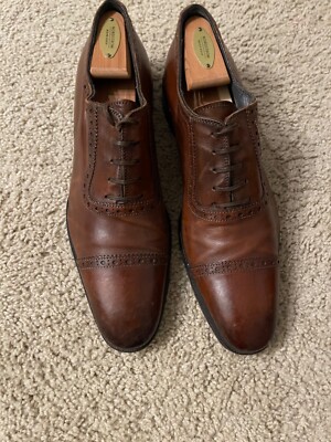 Vero Cuoio Oxford Italian Men's Leather Shoes Size 42 US 9 | eBay