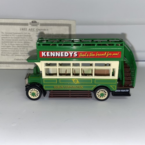 MATCHBOX COLLECTIBLES YET05-M - 1911 AEC OMNIBUS, O CONNELL BRIDGE, DUBLIN EIRE - Picture 3 of 6
