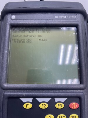 GE Panametrics TransPort PT878 PORTABLE LIQUID FLOWMETER GE Panametrics TransPort PT878 PORTABLE LIQUID FLOWMETER