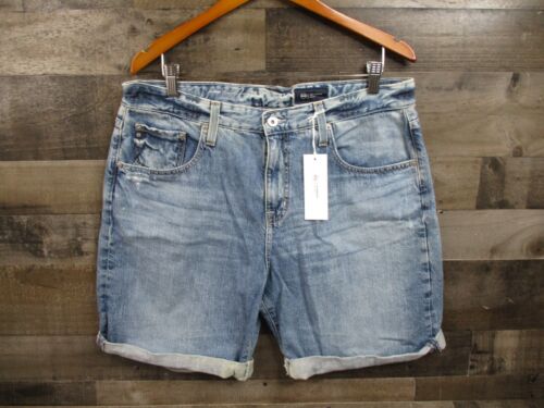 AG Adriano Goldschmied Sloane Shorts Womens 32 Vintage Boyfriend Fit Denim NEW
