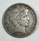 1905-S Barber Half .50. Nice Very Fine.
