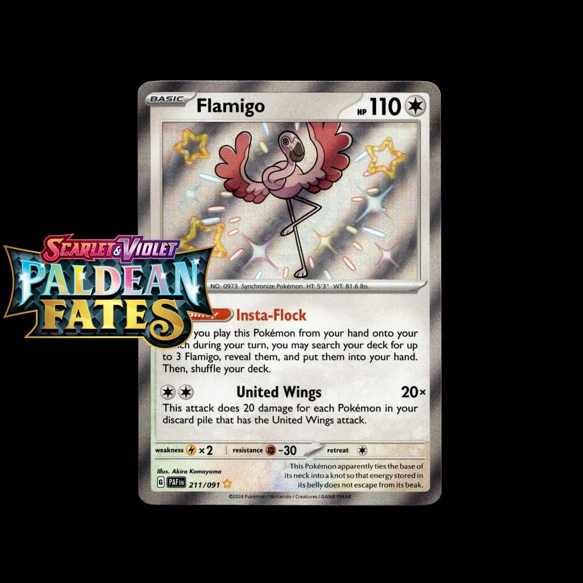 flamingo pokemon card value Pokemon TCG: Surging Sparks 160/191 Flamingo ex
