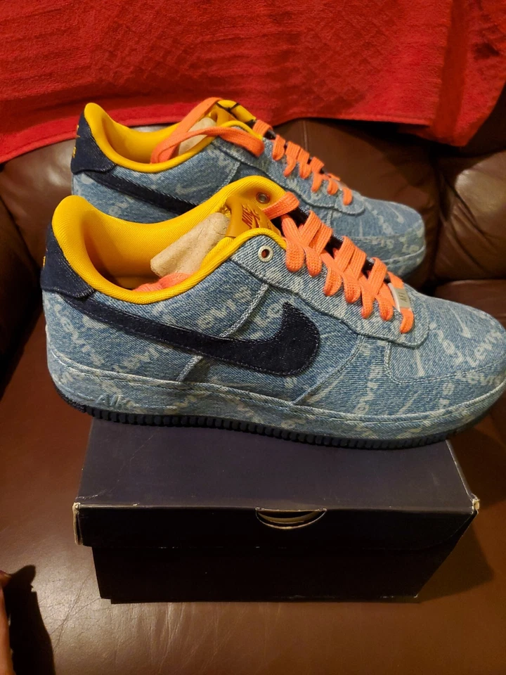 Talla 12.5 - Nike Air Force 1 Low x Levi's Exclusive Denim 2019 Foto 4 de 4