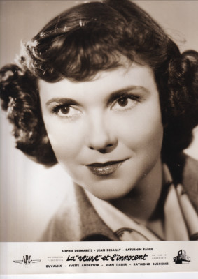 Sophie Desmares Original Photograph 30*24 La Veuve et L'Innocent 1948