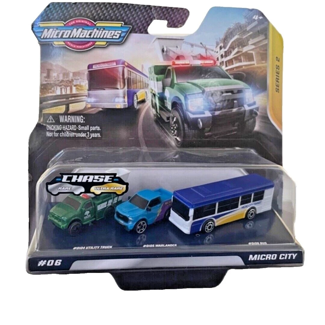 Micro Machines Contemporary Manufacture Diecast Bus
