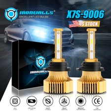 Hb4 9006 4-sides Led Headlight Bulbs Low Beam Light 6500k White 2500w 375000lm