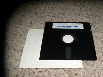 Miniature Race Car IBM PC Game on 5.25'' disk - Tested