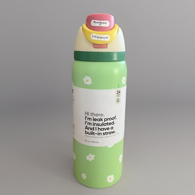 Owala 32oz Darling Daisy UO Exclusive FreeSip Stainless Steel Water Bottle