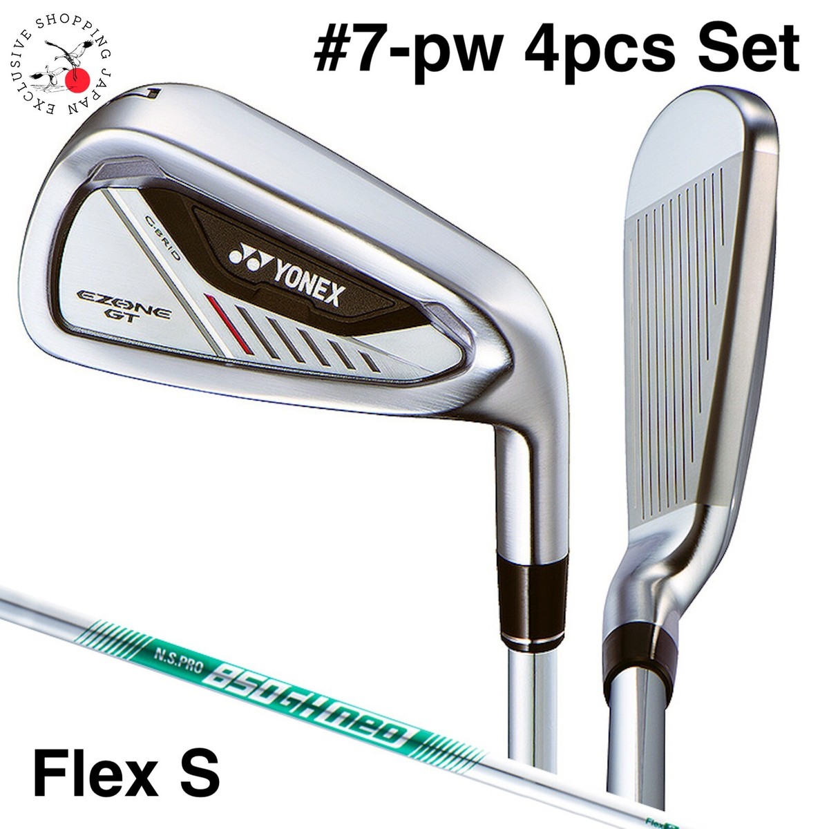 YONEX 2024 EZONE GT Iron Club #7-PW 4p Set Flex S N.S.PRO 850GH 