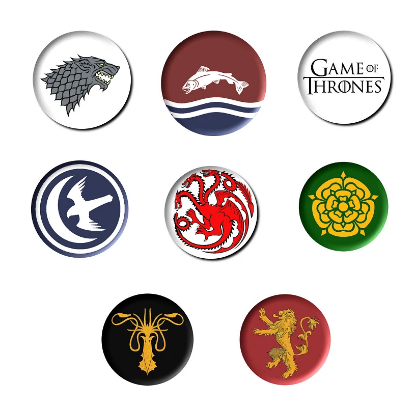 Game Of Thrones Crests Cupcakes