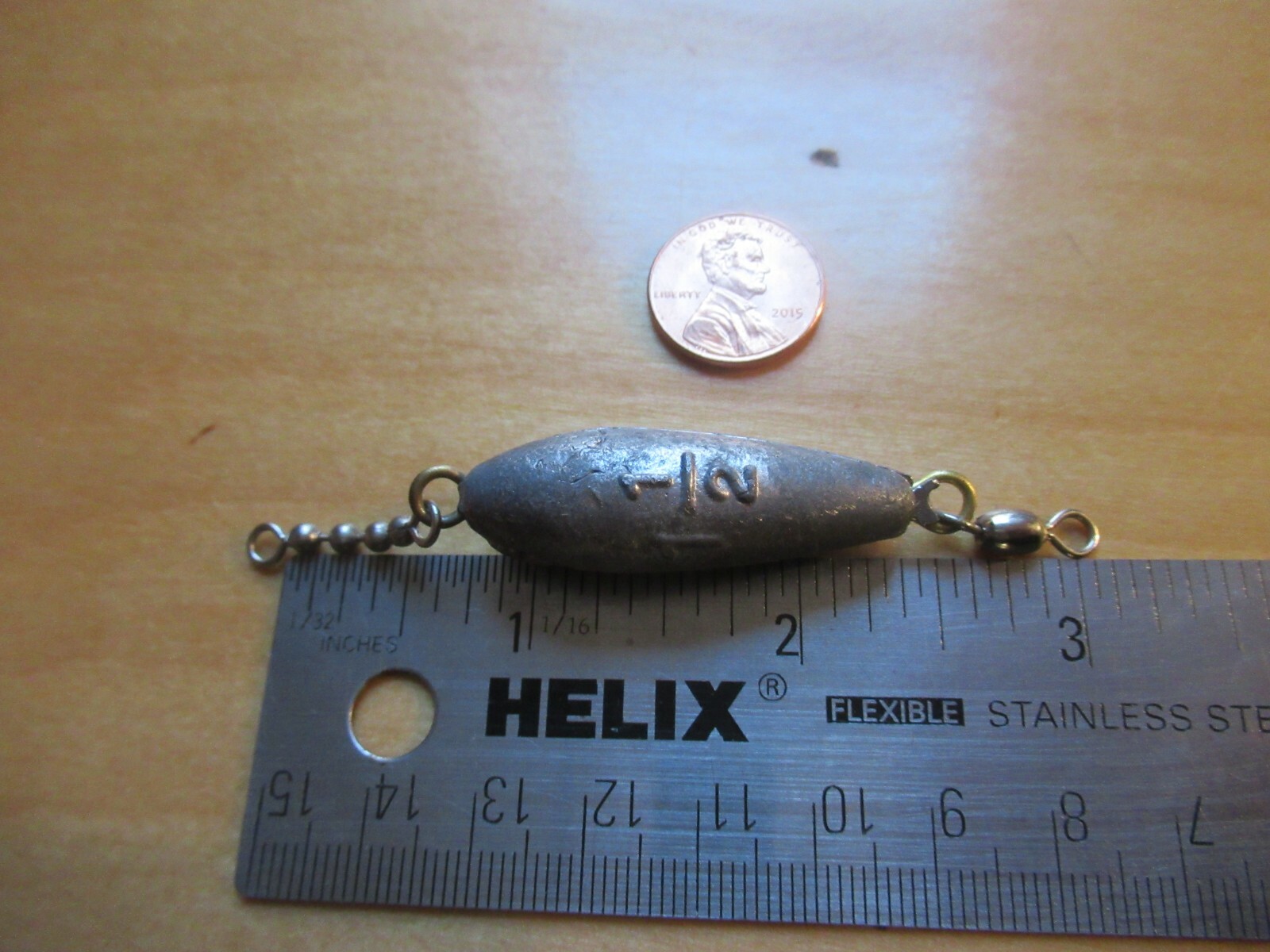 1.5 oz Torpedo Trolling Sinker Bead Chain Fishing Lead Weights eBay