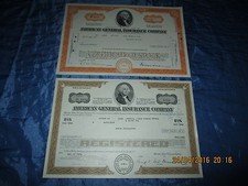 131 :  Wertpapier / Aktie  USA  , 2  St&uuml;ck   American General Insurance Company