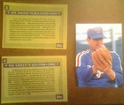 1990 TOPPS BLANKFRONT RARE NOLAN RYAN #3 4  + HOUSTON CARD SHOW PROMO