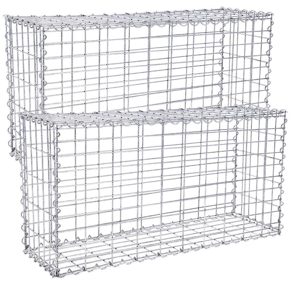 Gabione 100 x50x30 cm Steinkorb Mauersteinkorb Wand Drahtkorb Gabionen SONGMICS - Bild 2 von 4