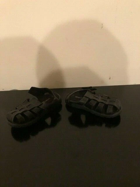 Sandalias negras Smartfit para niños talla 10  Foto 3 de 4