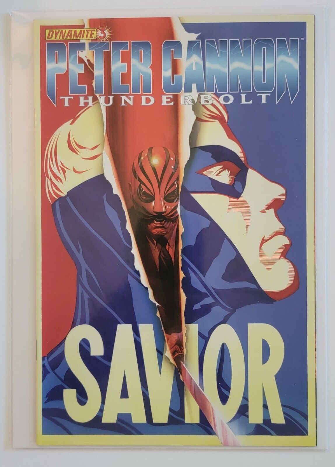 Peter Cannon Thunderbolt Dynamite 3 Savior Bagged and Boarded VF-NM High Grade