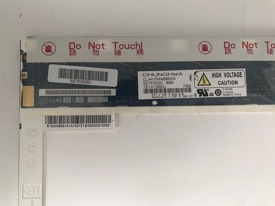 SONY Vaio VGN-FZ21E Display für bastler oder auch als ersatzteil.CLAA154WB05AN - Bild 3 von 3