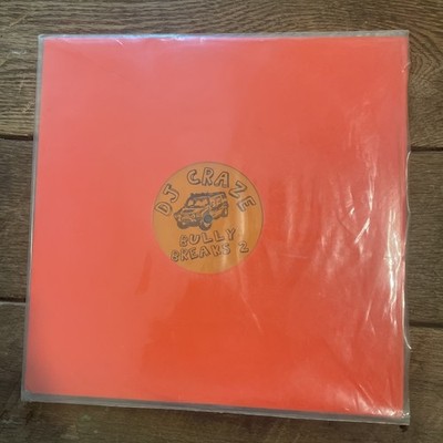 Dj Craze Bully Breaks 2 12  Vinyl Battle Record HTF Red Label Ammo Records