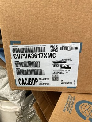 Carrier CVPVA3617XMC 3TON Evaporator V Coil Up/Downflow Painted 17 Wide R410. 