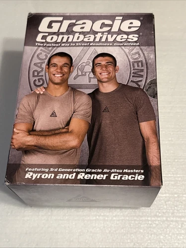 Gracie Combatives DVD 13 Disc + Book Box Set BJJ Complete W/ Posters, Book & Box