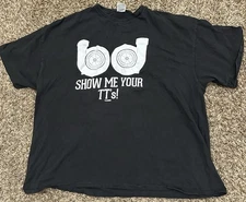 Vintage Delta Show Me Your TT's - Car Guy Race Drive Twin Turbo T-shirt Sz 3XL