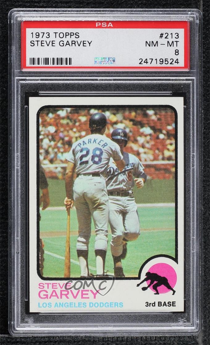 1973 Topps Steve Garvey #213 PSA 8 r7d