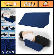 Bed Wedge Pillow for Side Sleepers - Triangle Body Support for Pregnancy Surge