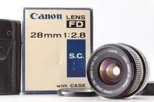 Top MINT/Box Canon FD 28mm f2.8 S.C. SC Wide Angle MF Lens FD Mount from JAPAN