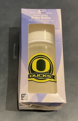 Baby Fanatic University Of Oregon BPA Free Plastic Baby Bottle NEW