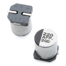 [100pcs] EEEFPA221XAP Elecos 220uF 10V 6.3x7.7mm SMD