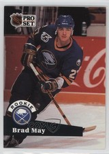 1991-92 Pro Set Brad May #523 00ah