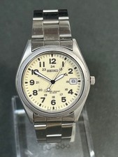 Orologio militare SEIKO SBCA003 7N42-8260 completamente funzionante quadrante fluorescente, perfettamente funzionante