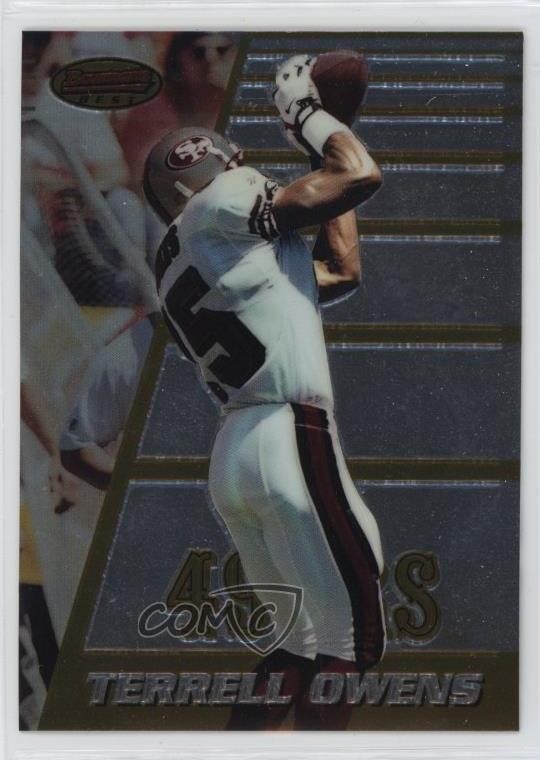 1996 Bowman's Best Terrell Owens #147 Rookie RC HOF 1n6z