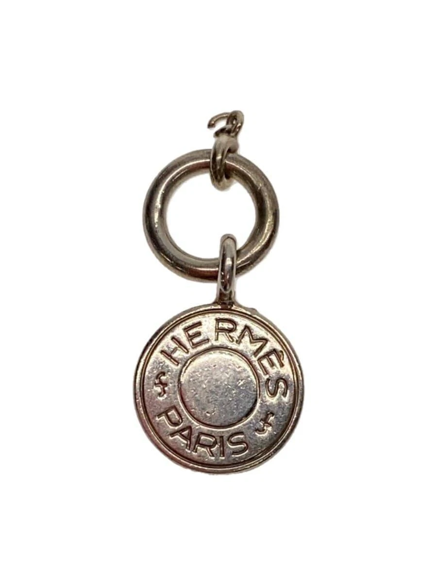 HERMÈS Collana HERMES Amuleto Crew Cell Serie Ciondolo Top SV925 Argento Danneggiata Usata