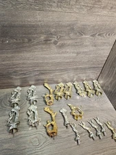 Vintage Metal Coon Dog Hunting Trophy Toppers Lot Of 18