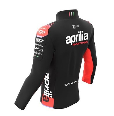 Aprilia Softshell Jacke Racing Team 2022 - schwarz/rot - Größe L